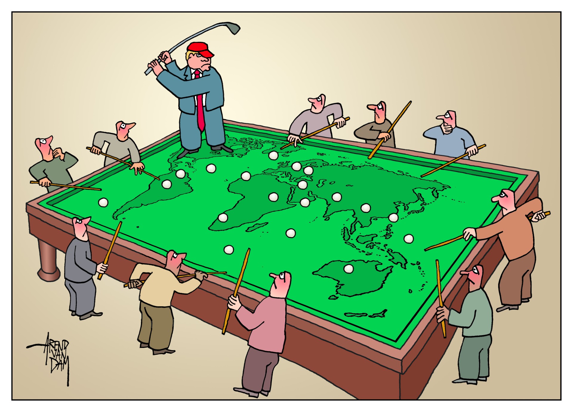 Trump speelt voor een nieuwe wereldorde