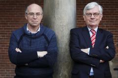 Bert van den Braak (l) en Joop van den Berg (r)