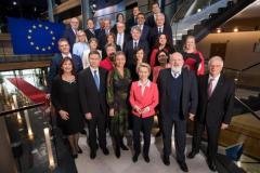 Group photo of the Commission of Ursula von der Leyen