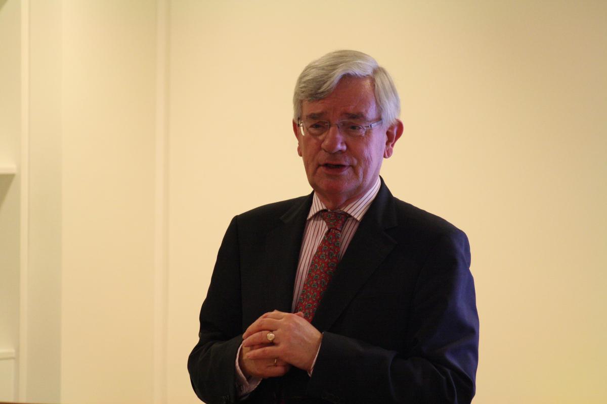 Joop van den Berg aan het woord