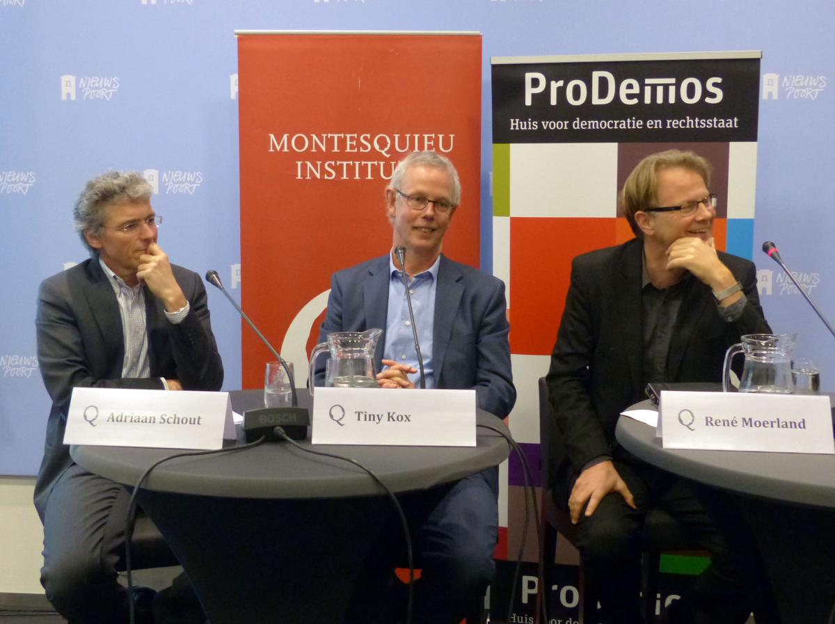 Adriaan Schout, Tiny Kox en René Moerland
