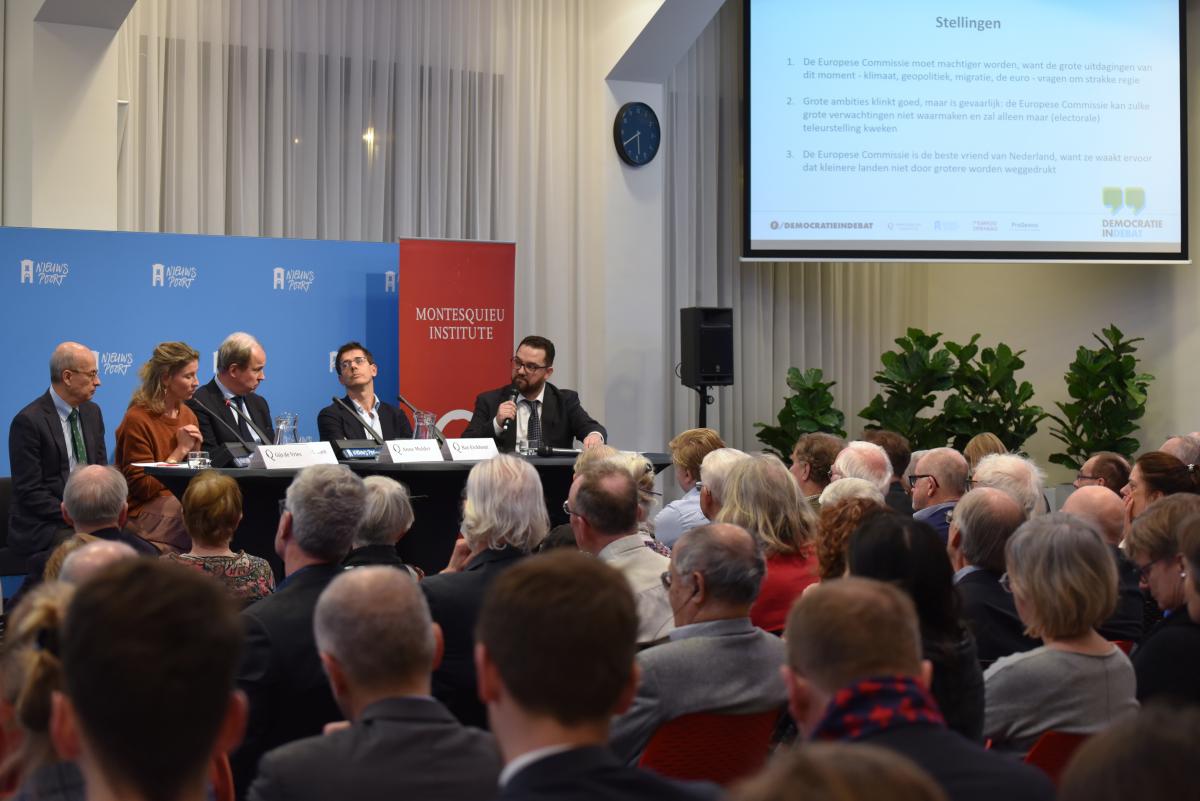v.l.n.r.: Gijs de Vries, Anke Truijen, Bas Eickhout en Anne Mulder